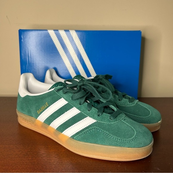 adidas Shoes - adidas Gazelle Indoor Collegiate Green Gum (8M / 9W)